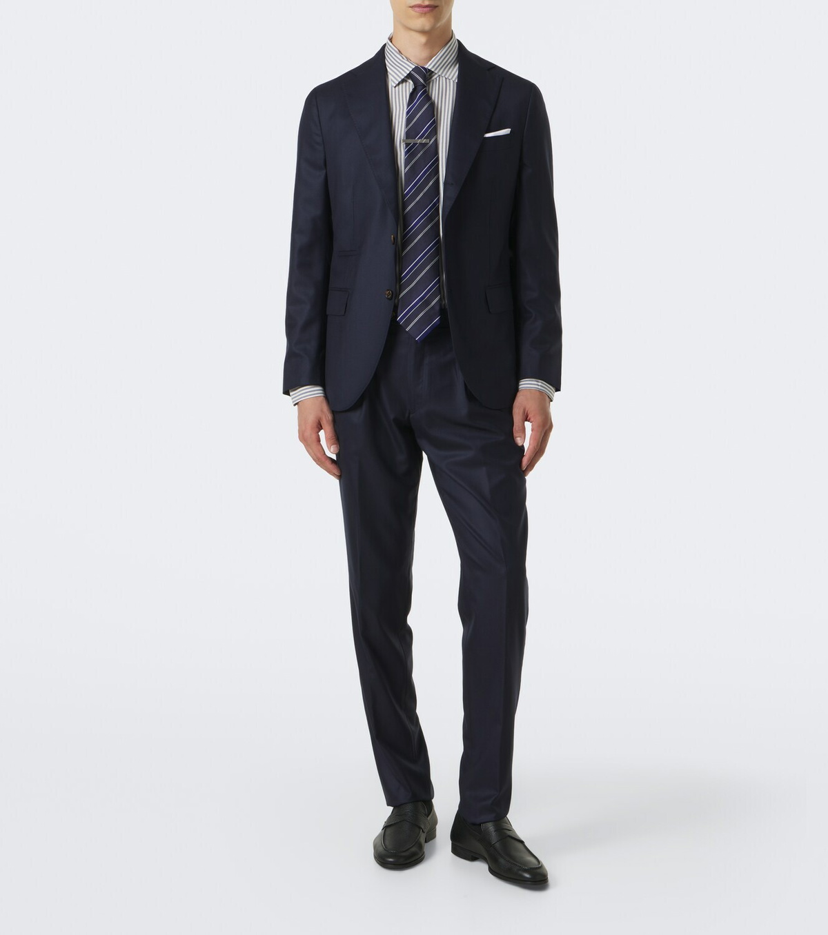 Eleventy Striped twill shirt