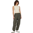 The North Face Khaki TNF Red Box Packable Wind Pants