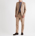 Etro - Slim-Fit Paisley-Print Stretch-Cotton Twill Suit Jacket - Neutrals