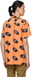 WACKO MARIA Orange Vans Edition Short Sleeve Shirt