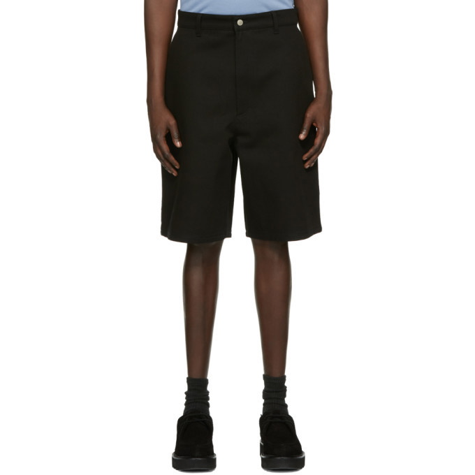 Photo: AMI Alexandre Mattiussi Black Worker Shorts