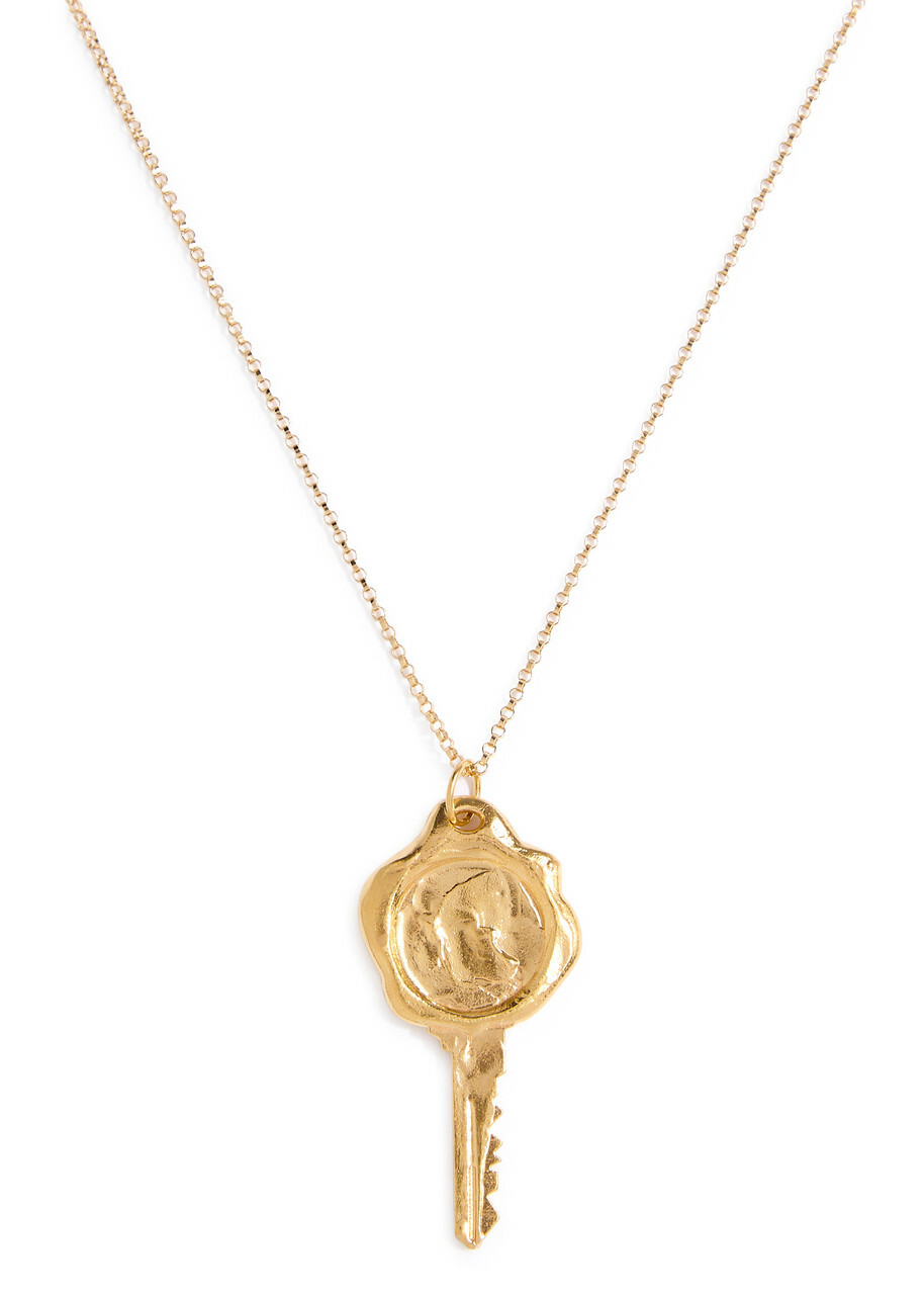 Alighieri The Key To The Library 24kt Gold-plated Necklace - One Size
