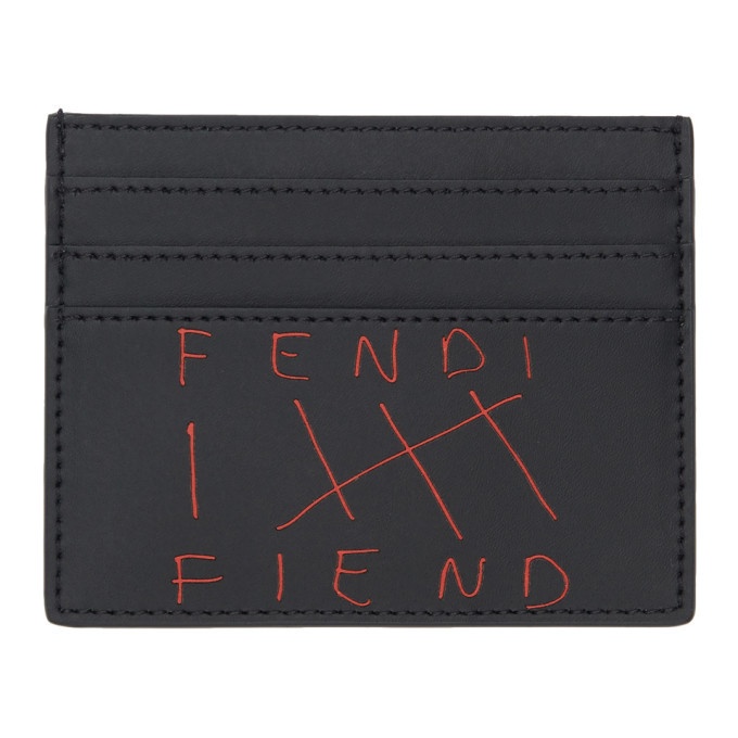 Photo: Fendi Black Fendi Fiend Card Holder