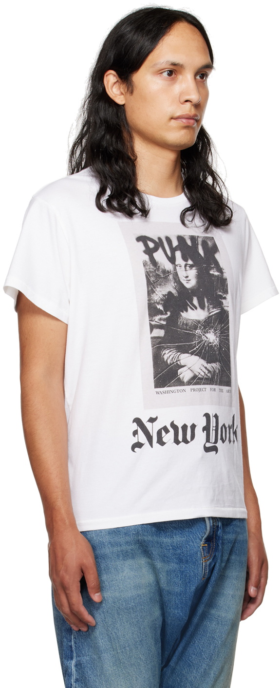 R13 White Punk NYC Boy T Shirt R13