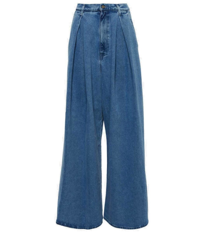 Photo: Giuseppe di Morabito High-rise wide-leg jeans