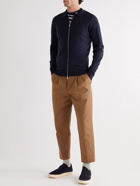 John Smedley - Alston Slim-Fit Merino Wool Zip-Up Cardigan - Blue