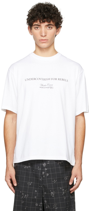 Photo: Undercover White Blindfold T-Shirt