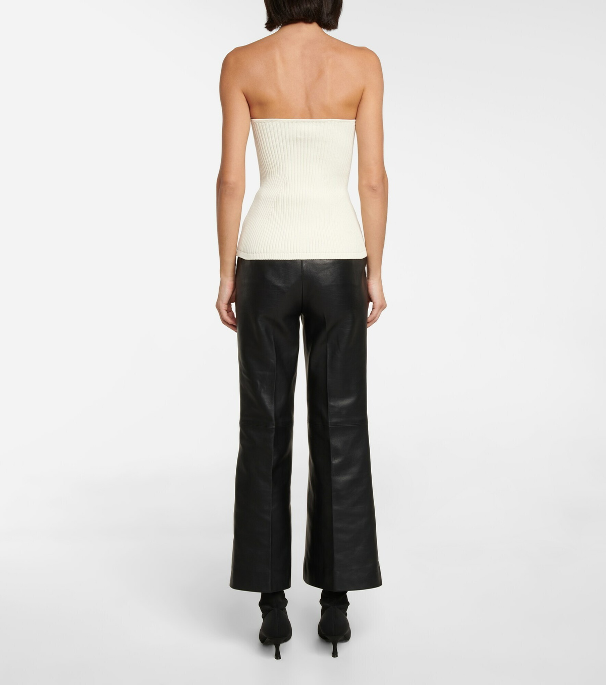 khaite LUCIE トップ　リブニットビスチェ Khaite - Lucie ribbed-knit top Khaite