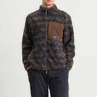KAVU Men's Wayside Fleece Jacket in Walnut Mountain
