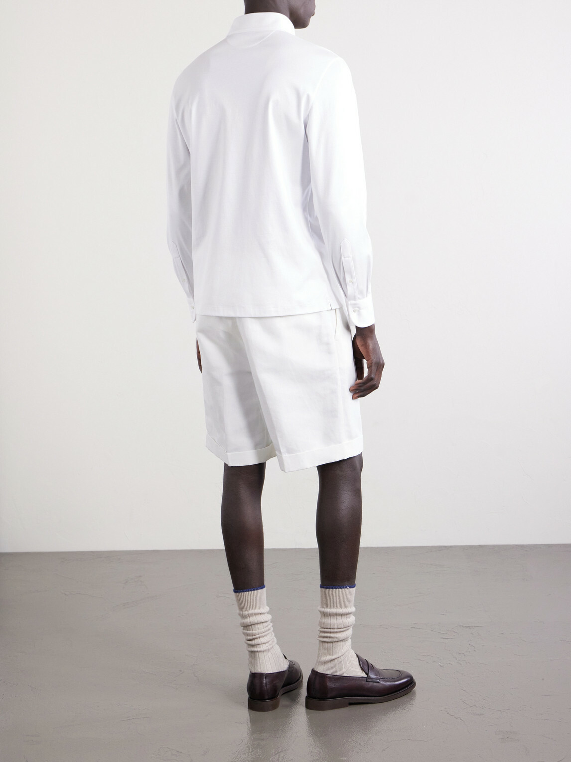 Brunello Cucinelli - Cotton Polo Shirt - White