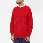 Howlin by Morrison Men's Howlin' Birth of the Cool Crew Knit in Flaming Red