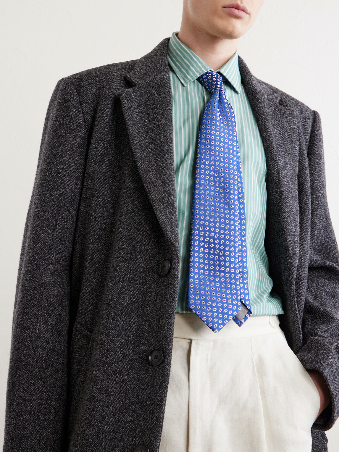 Charvet - 8.5cm Silk-Jacquard Tie