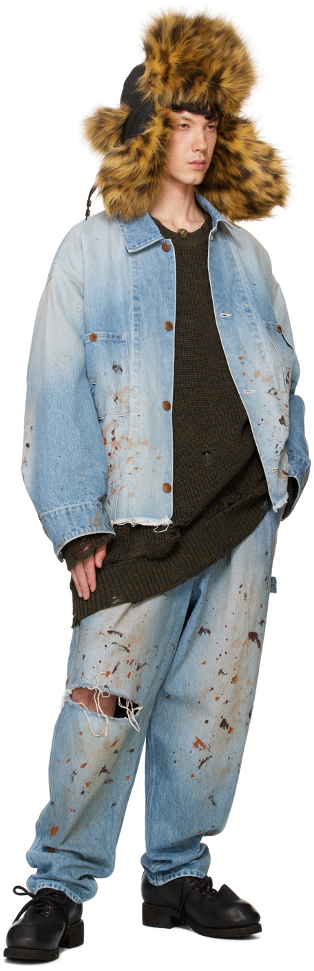 doublet Khaki Oversized Military Sweater