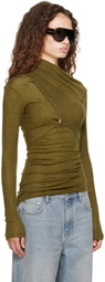 Entire Studios Khaki Gres Top
