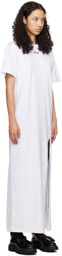 MSGM White Micro Maxi Dress