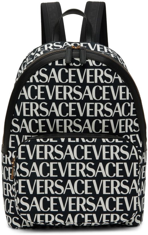 Photo: Versace Black Allover Backpack