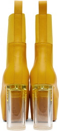 Rick Owens Yellow Grilled Boots