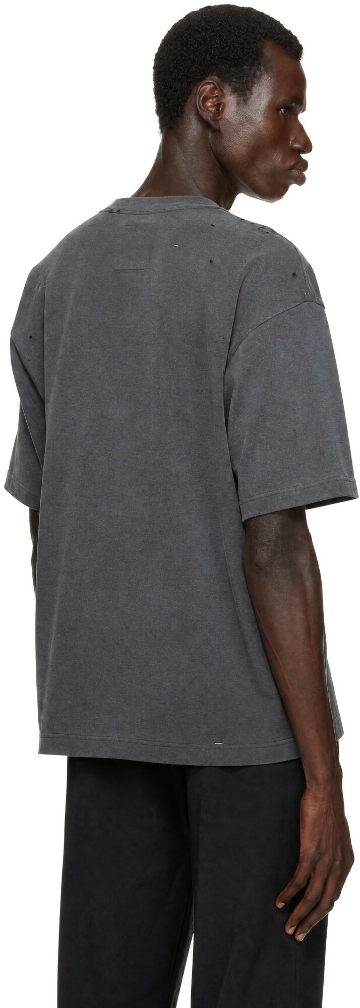 Maison MIHARA YASUHIRO Black Leon Doodle Printed T-shirt