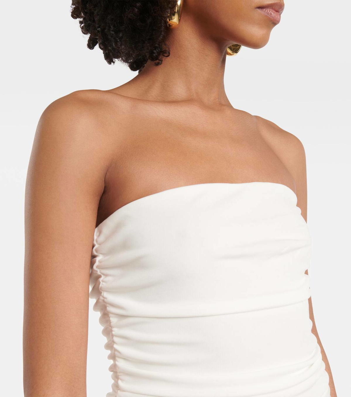Staud Mariana jersey corset dress