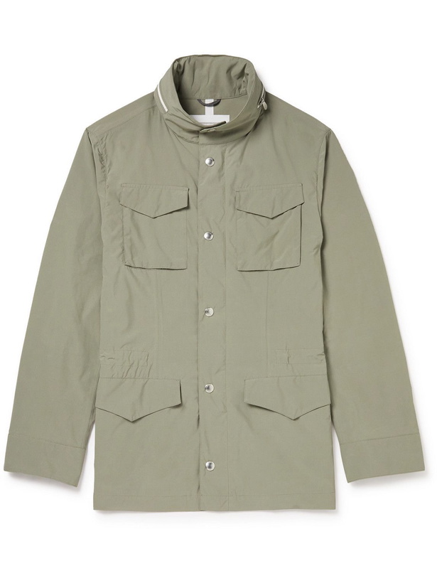 Photo: Brunello Cucinelli - Shell Hooded Jacket - Green