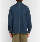 visvim - Distressed Denim Chore Jacket - Men - Mid denim