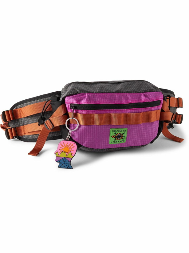 Photo: Brain Dead - Embellished Logo-Appliquéd Nylon-Ripstop Belt Bag