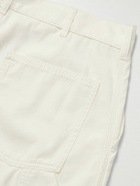 The Row - Sankuro Straight-Leg Cotton and Cashmere-Blend Gabardine Trousers - White