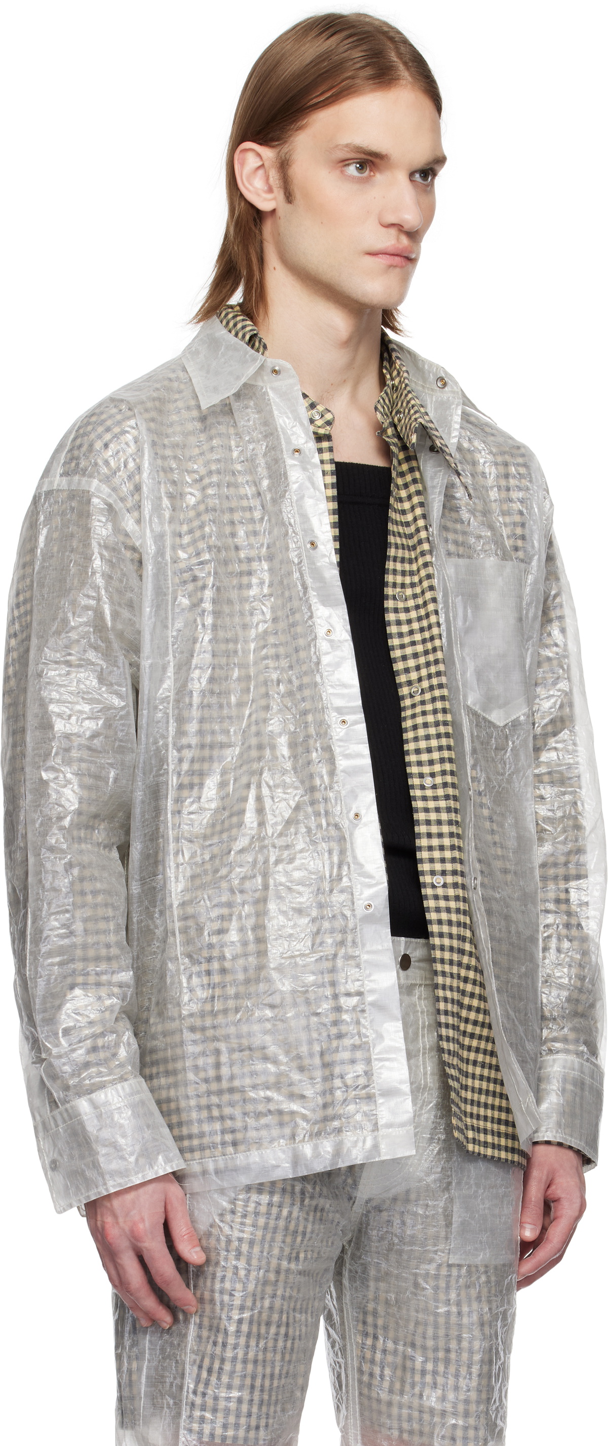 Karmuel Young Transparent Cuboid Dyneema Shirt