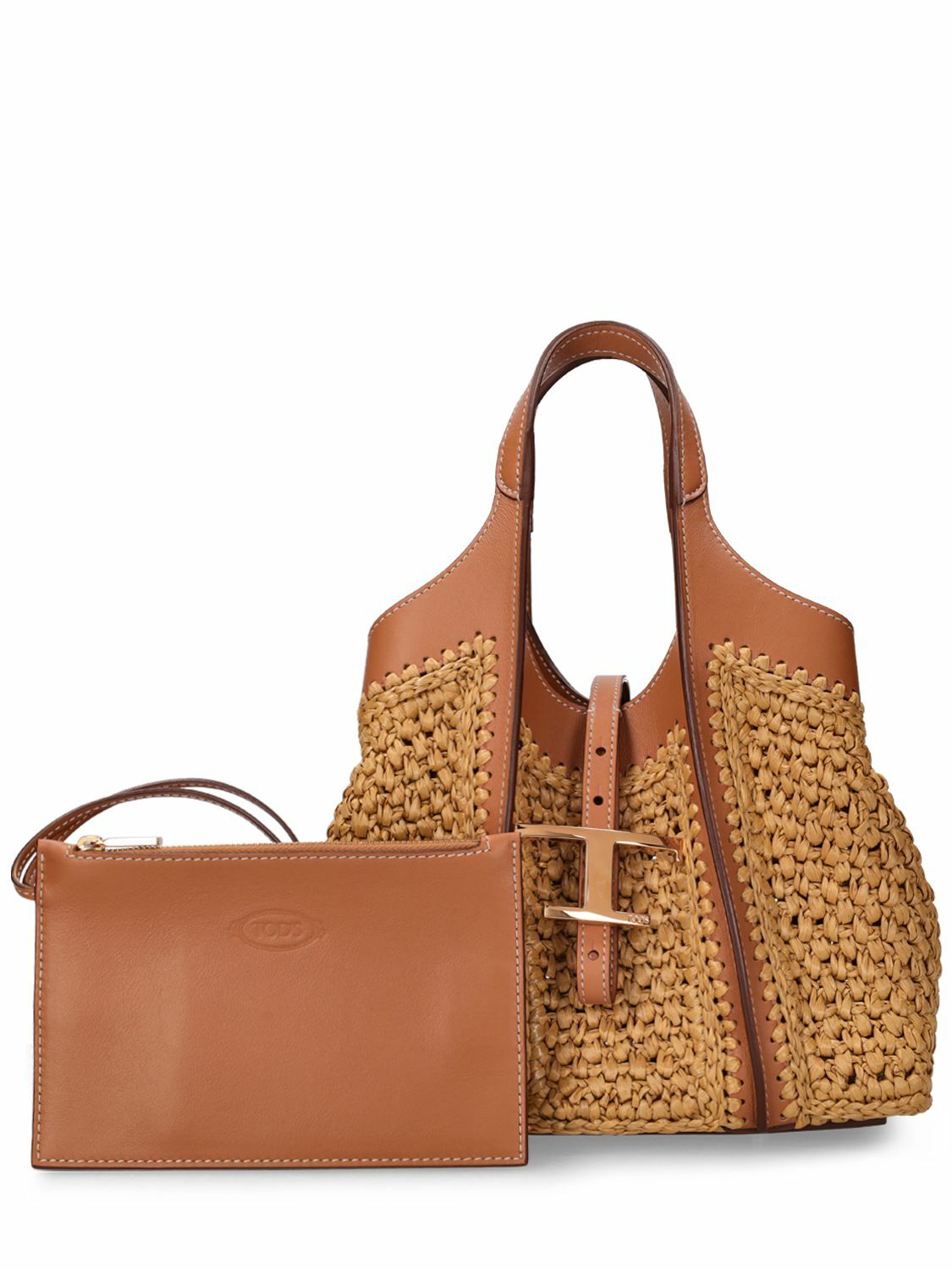 TOD'S Shopping Mini T Crochet Tote Bag Tod's