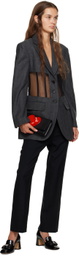 Puppets and Puppets Gray Paneled Blazer