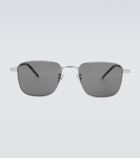 Saint Laurent - Square-frame metal sunglasses