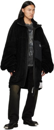 Maison MIHARA YASUHIRO Black Huge Boa Jacket