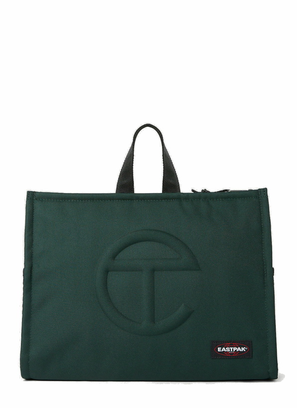 Photo: Eastpak x Telfar - Shopper Convertible Medium Tote Bag in Green