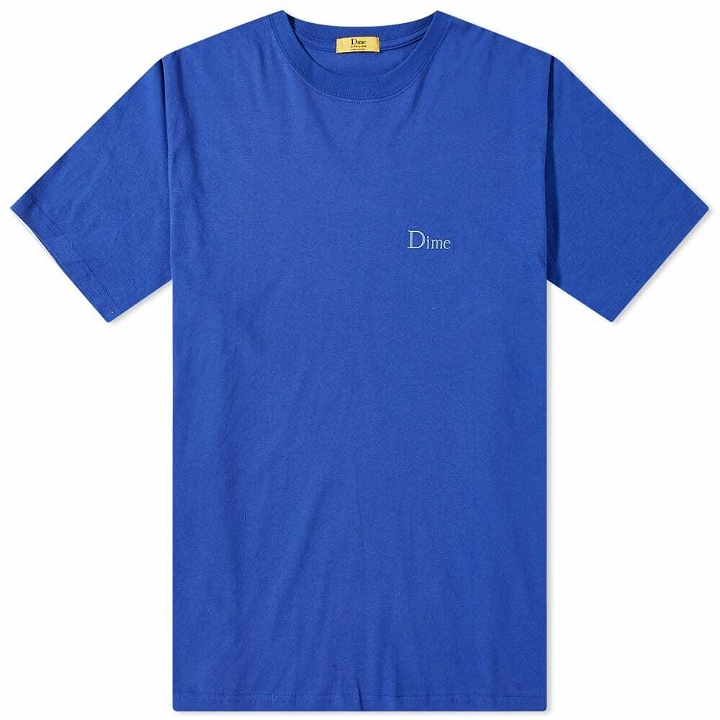 Photo: Dime Men's Classic Logo T-Shirt in Ultramarine