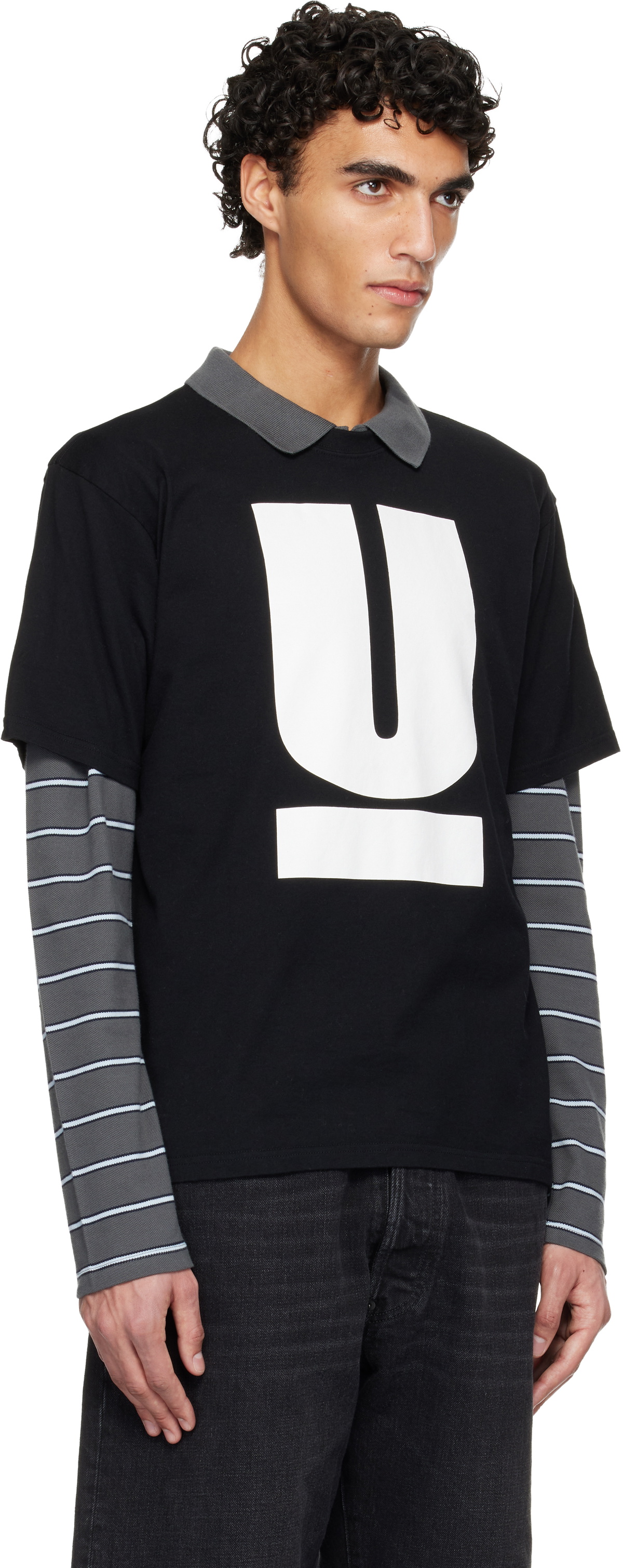 UNDERCOVER Black UB0D3801 T-shirt