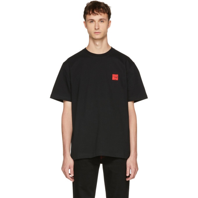 Photo: Calvin Klein 205W39NYC Black Denis Hopper Patch T-Shirt