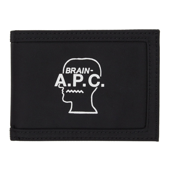 Photo: A.P.C. Black Brain Dead Edition Bifold Wallet