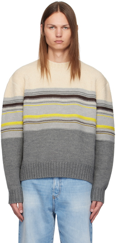 Photo: C2H4 Multicolor Louver Sweater