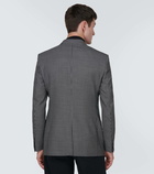 Tom Ford Houndstooth wool, mohair and silk blazer