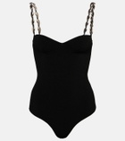 Galvan Crystal Wave bodysuit