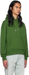 AMI Paris Green Ami de Cœur Hoodie