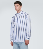 Our Legacy Borrowed striped cotton shirt