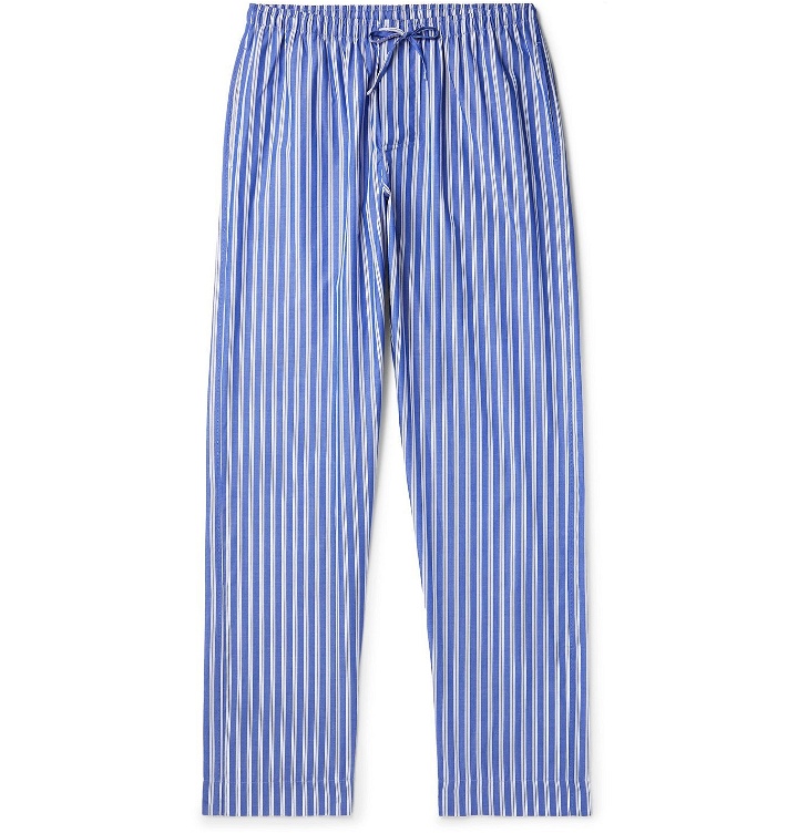 Photo: Zimmerli - Striped Cotton Pyjama Trousers - Blue