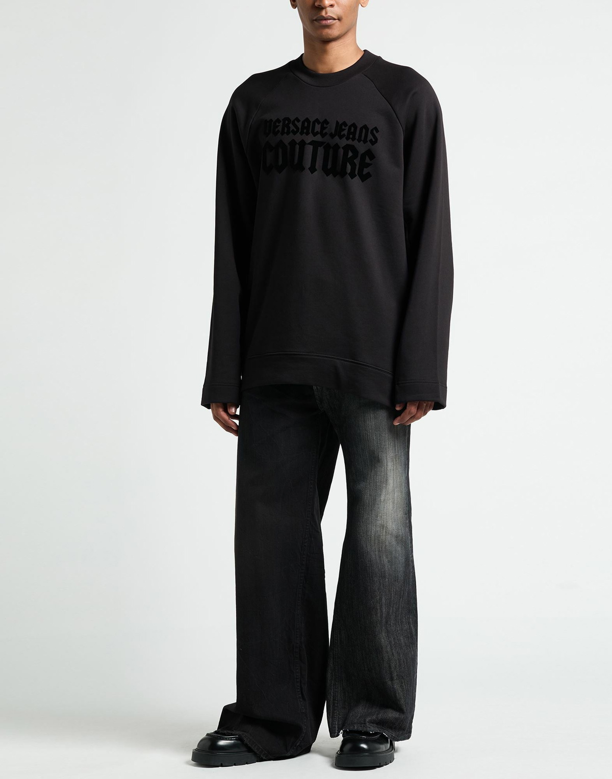 Versace Jeans Couture Mens Sweatshirt in Black