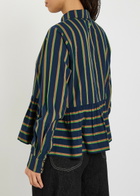 Damson Madder Kinsley Striped Cotton-poplin Shirt Multicoloured