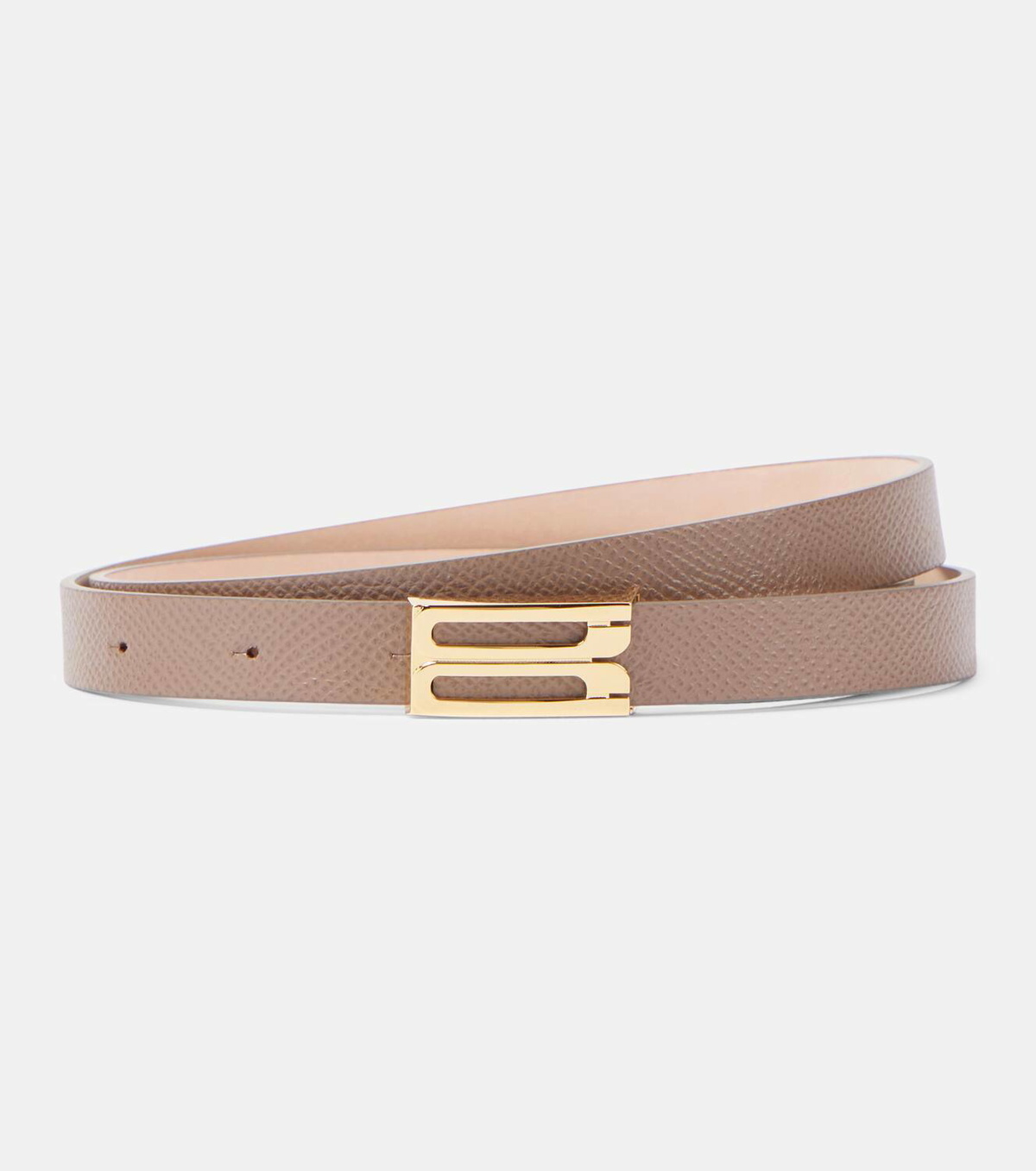 NEW VICTORIA BECKHAM women\'s micro frame belt in tan Dorian Frame Belt Micro – Victoria Beckham main image 2
