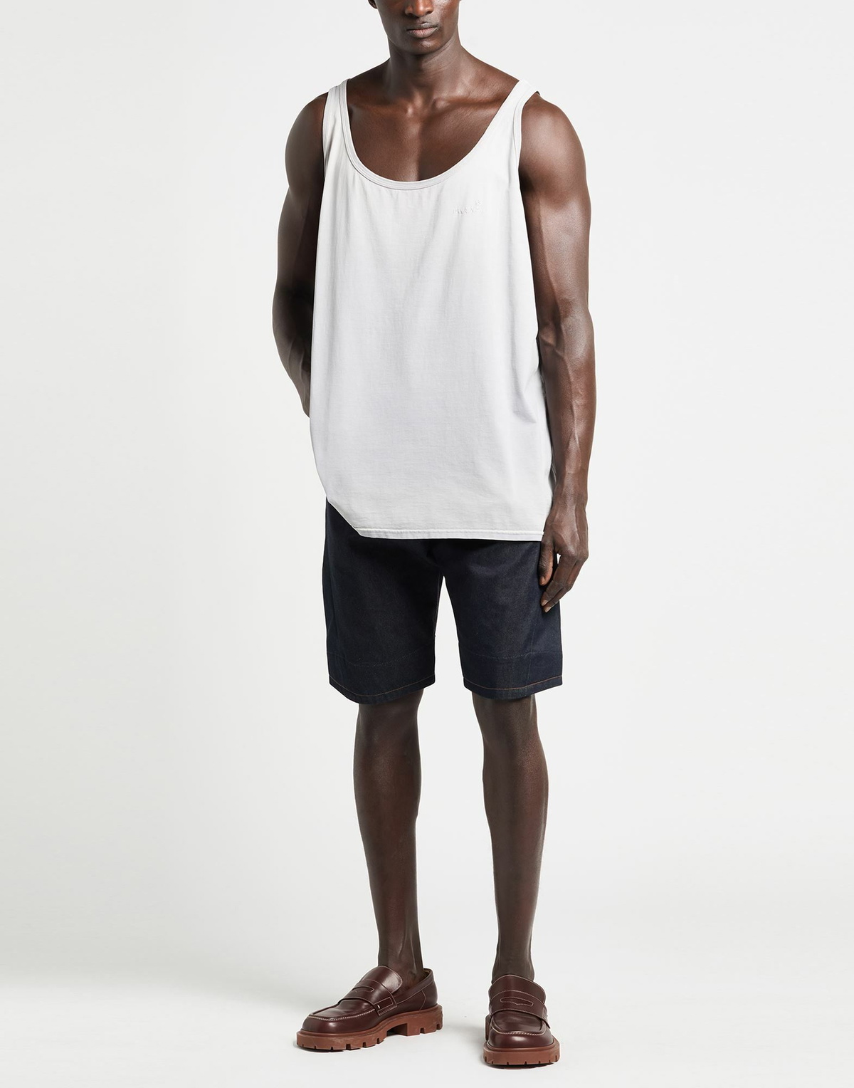 Marni Mens Tank top Light in Grey