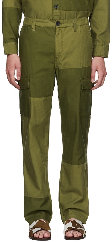 Photo: FRAME Green Cotton Cargo Pants