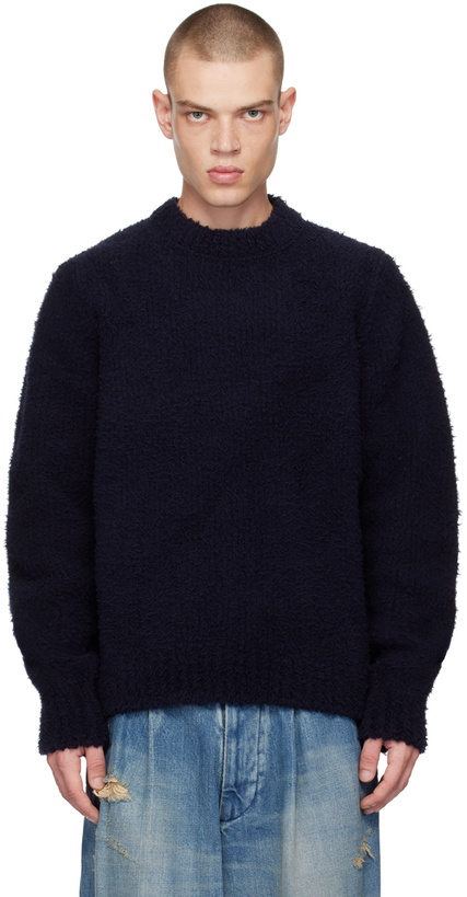 Photo: kolor Navy Studded Sweater