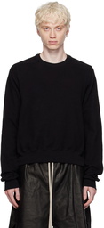 Rick Owens Black Crewneck Sweatshirt